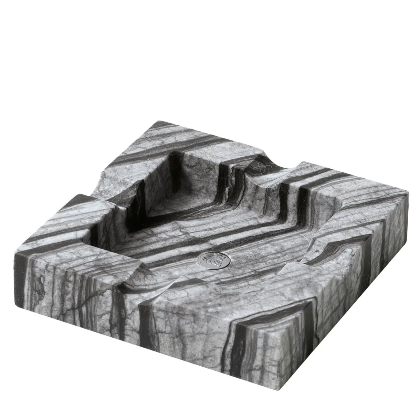 Posacenere in marmo nero del Kenya della collezione Giorgio