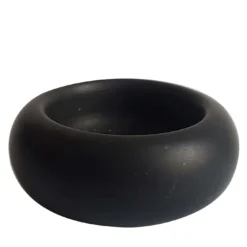Posacenere Living in marmo nero Marquina