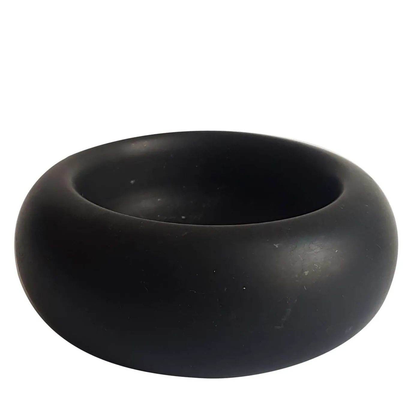 Posacenere Living in marmo nero Marquina
