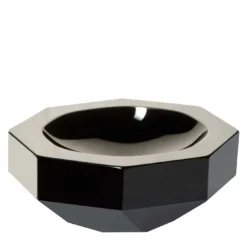 Posacenere medio nero Ottagoni