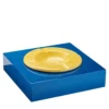 Posacenere Roma blu e giallo