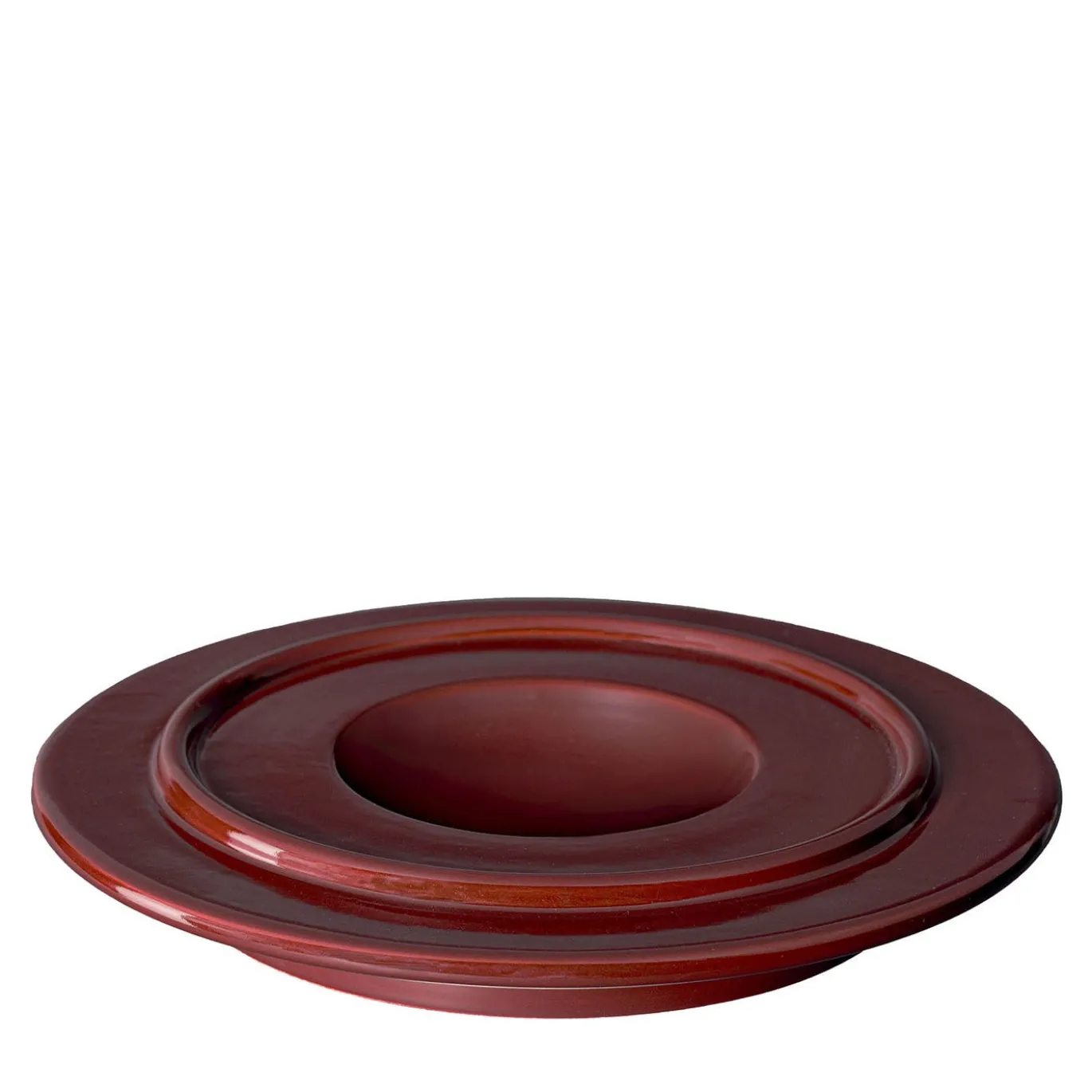 Posacenere rosso di Ettore Sottsass