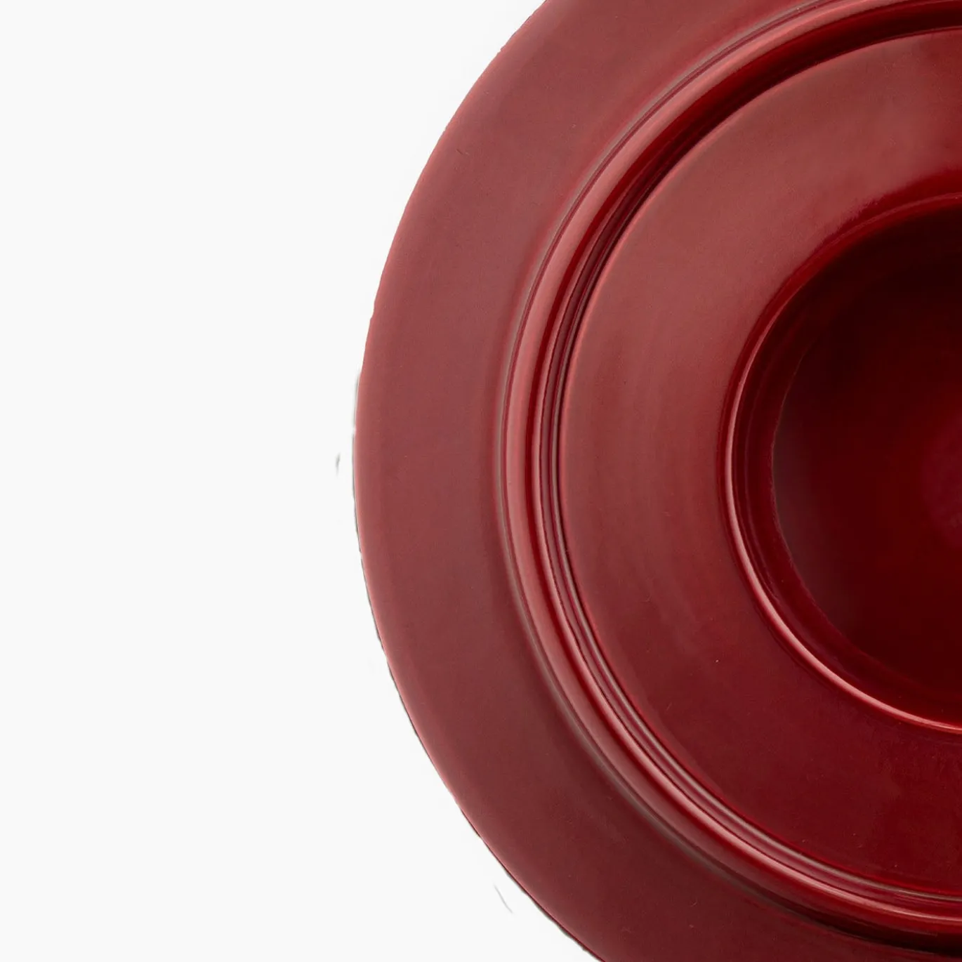 Posacenere rosso di Ettore Sottsass