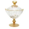 Potiche Capriccio in oro 24K e cristallo