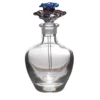 Profumo Crystal Bordeux Murano Bottiglia di Profumo con Tappo a Fiore