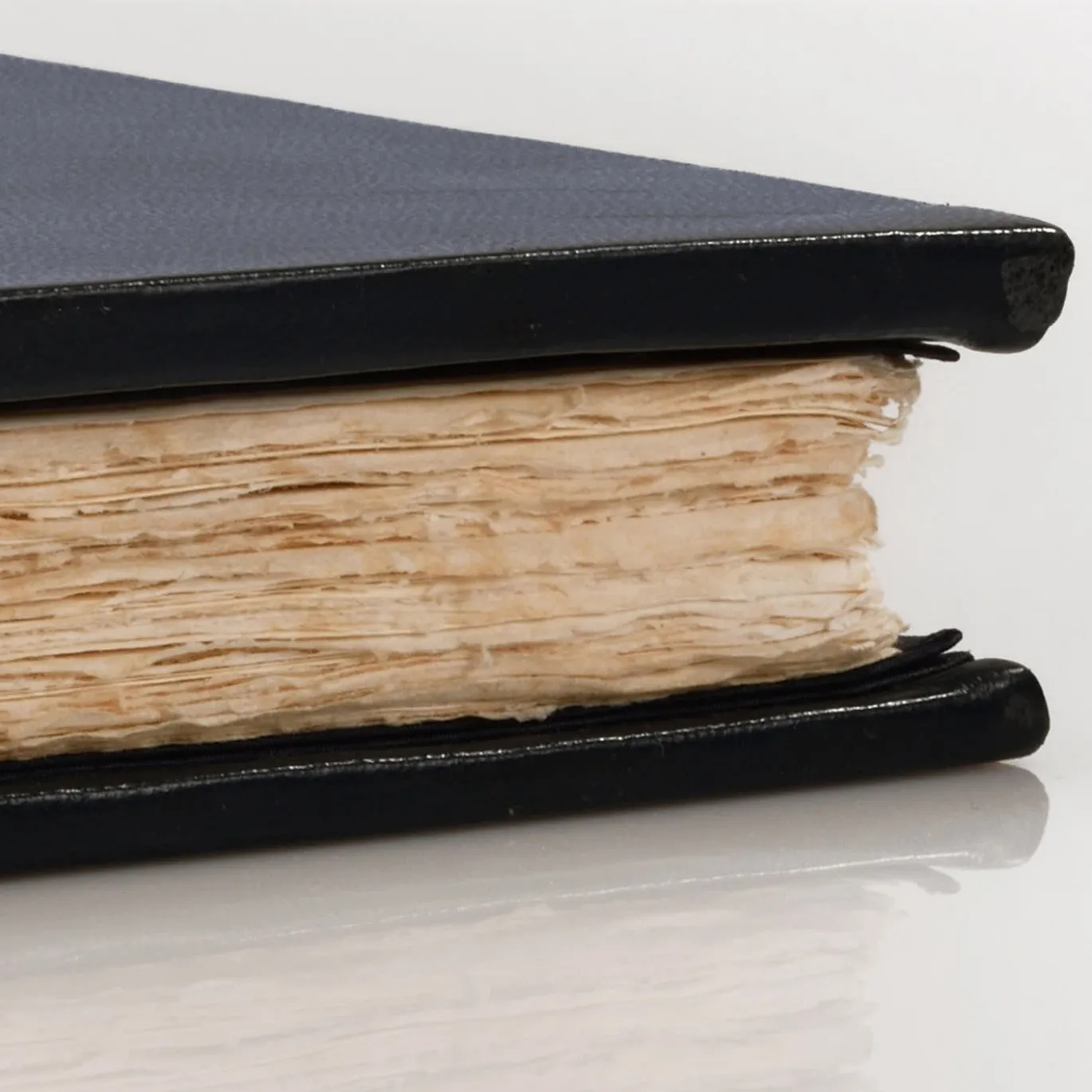 Quadro Libro Eneide in Pelle Blu