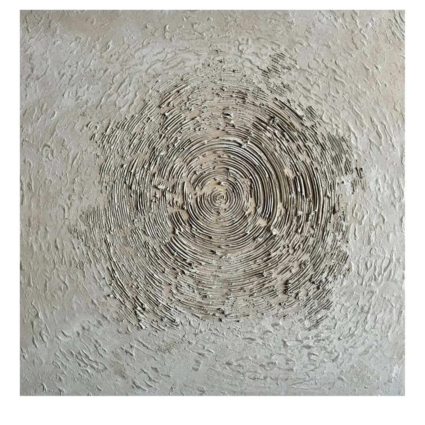 Quadro Materico Cerci Bianchi in resina