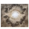 Quadro Materico Espansione in resina bianco e nero