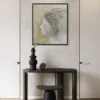 Quadro Materico Minerva in resina