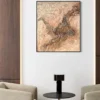 Quadro Materico Stratificazioni in resina
