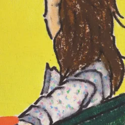 Ragazza su una panchina Pittura