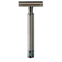 Rasoio di sicurezza cromato platinato