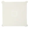 Rinascimento Tovaglia quadrata di lino ricamata in beige