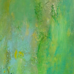 Rinascita Verde Dipinto Astratto di Giuseppe Caiafa