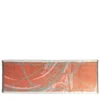 Runner double face Borromini in Tiffany e Rosso Rowan
