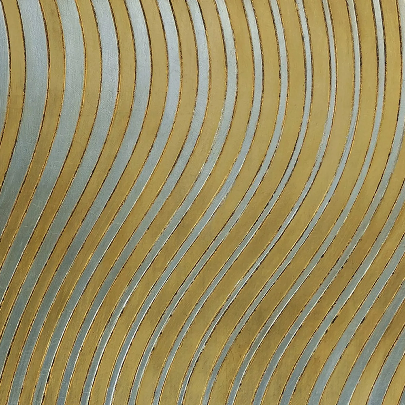 Salix Legno intagliato con foglia d'oro e d'argento di Giuseppe Caiafa