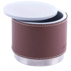 Scatola beige con coperchio