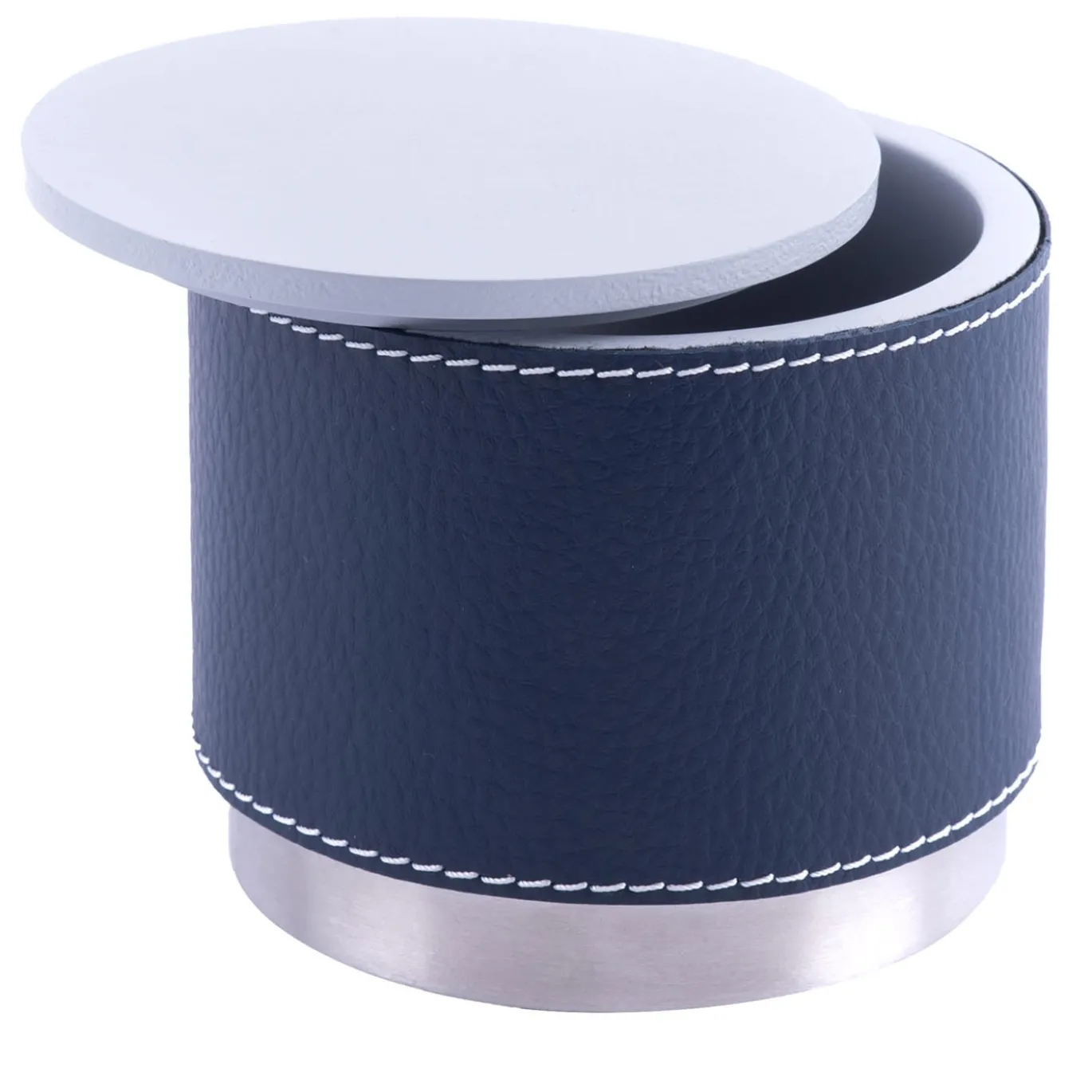 Scatola blu con coperchio
