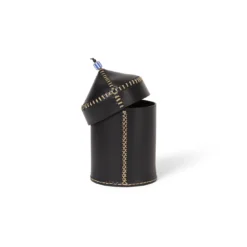 Scatola Gran Vezir media in pelle nera