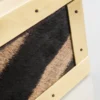 Scatola in Pelle di Zebra e Ottone Memories