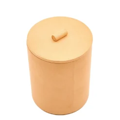 Scatola Media per gioielli in pelle beige