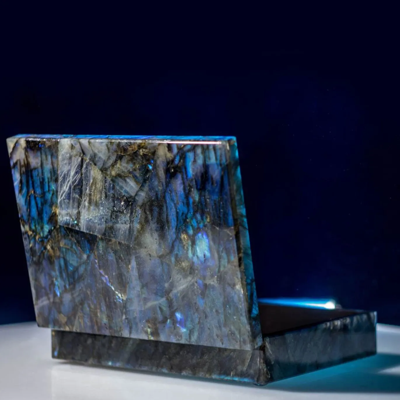 Scatola per gioielli in labradorite Amenti #2