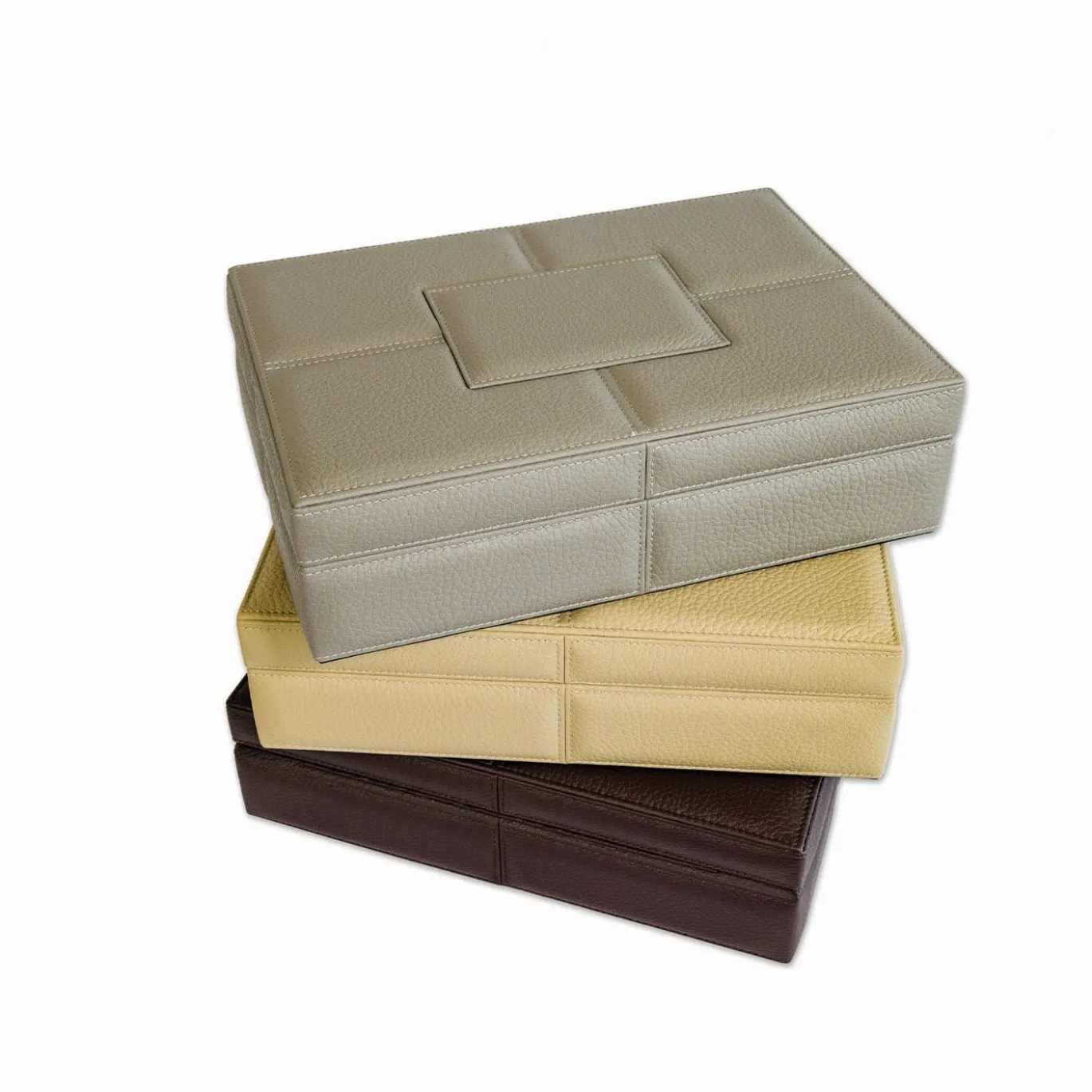 Scatola per orologi Arca Beige