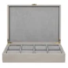 Scatola per orologi Prestige in pelle taupe