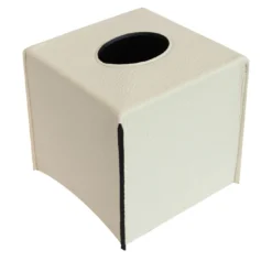 Scatola Portafazzoletti in Bianco Mistico