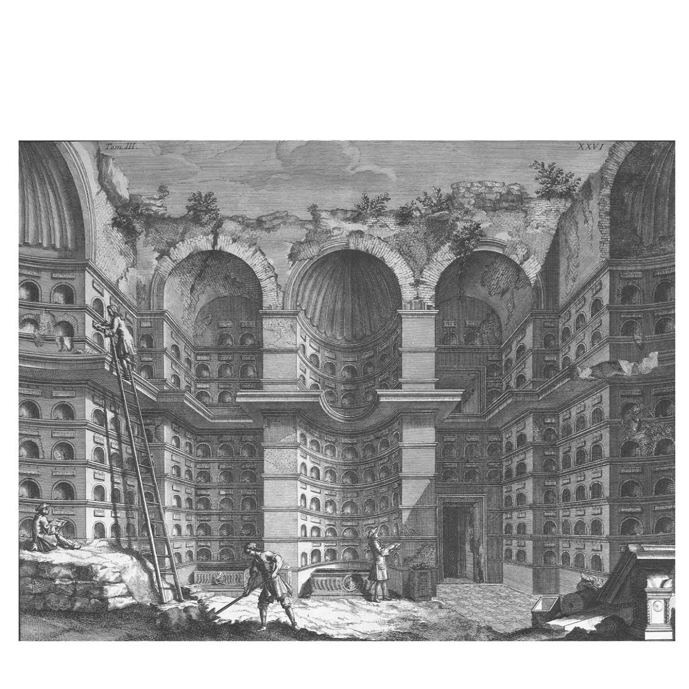 Scenografia Romana Piranesi 22 Carta da parati