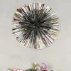 Scultura a parete in vetro multicolore Radiale