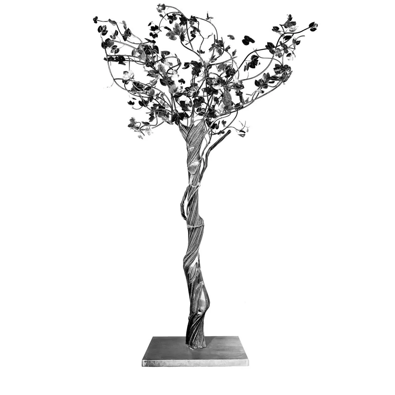 Scultura Arbor Vitae con elemento maschile