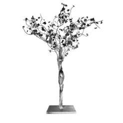 Scultura Arbor Vitae con elemento femminile