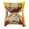 Scultura in maiolica Migranti