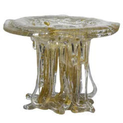 Scultura in Vetro Cristallo Oro