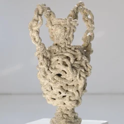 Scultura La Grande Indigestione LGI#04 in Grès Avorio