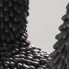Scultura La Grande Indigestion Bang LGI#05 in grès nero
