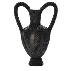 Scultura La Grande Indigestion Bang LGI#05 in grès nero