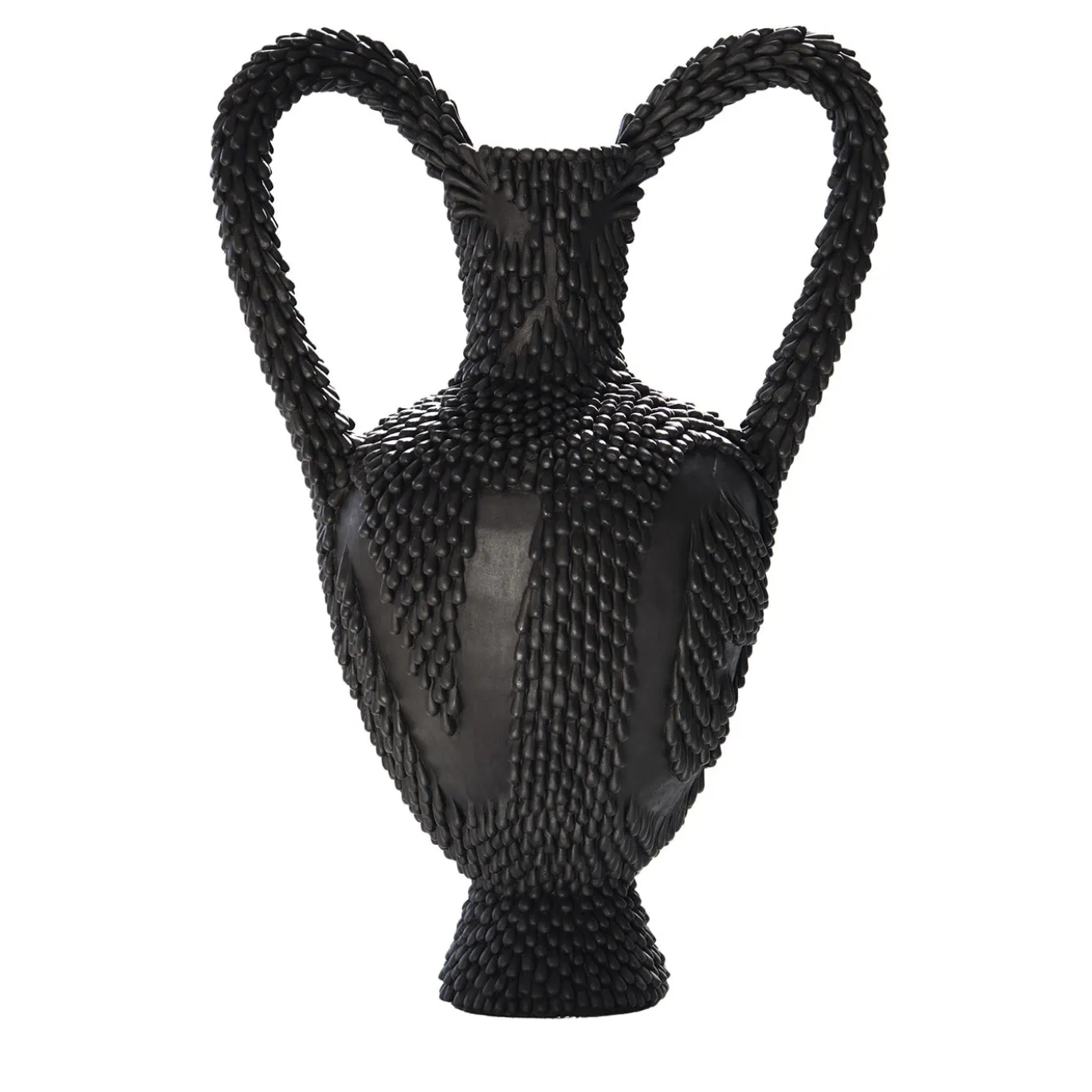Scultura La Grande Indigestion Bang LGI#05 in grès nero