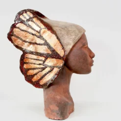 Scultura Mariposa in Ceramica