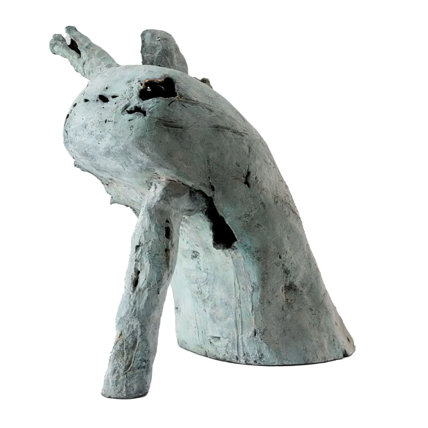 Scultura The leaning outcast