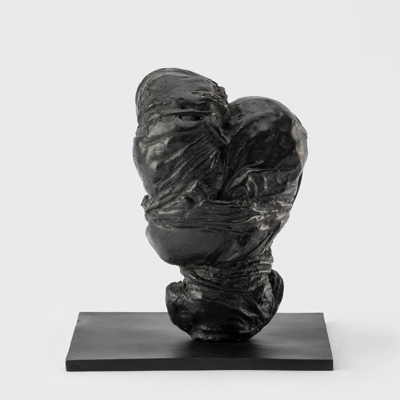 Scultura Void in Bronzo Nero