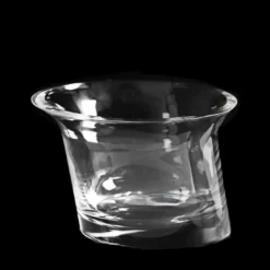 Secchio di cristallo con tappo per ghiaccio