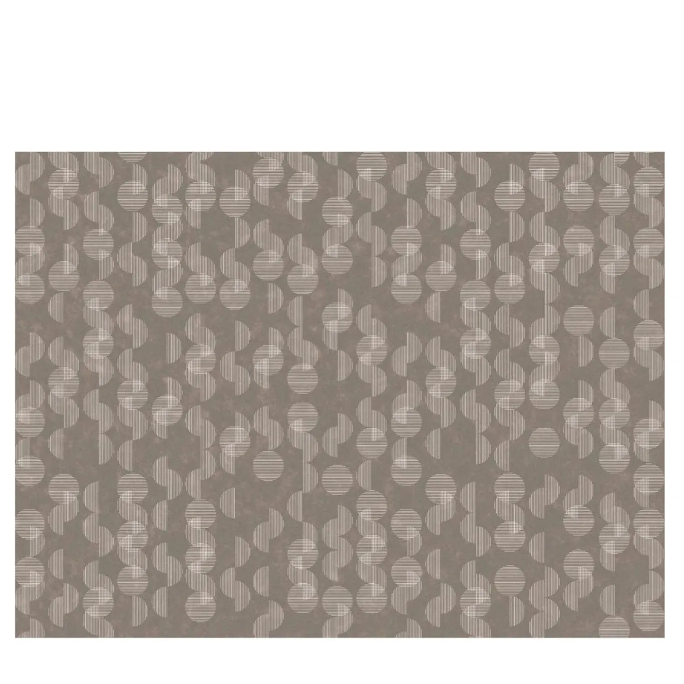 Semicerchi Beige Bhaus 100 Carta da parati