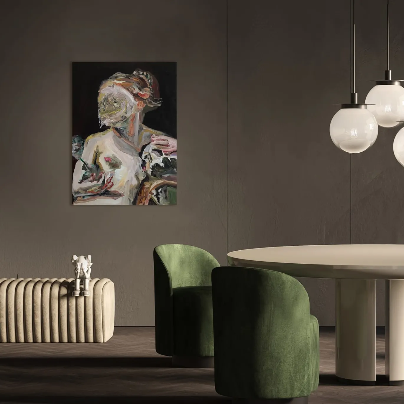 Senza titolo con Cagnacci Pittura ad olio