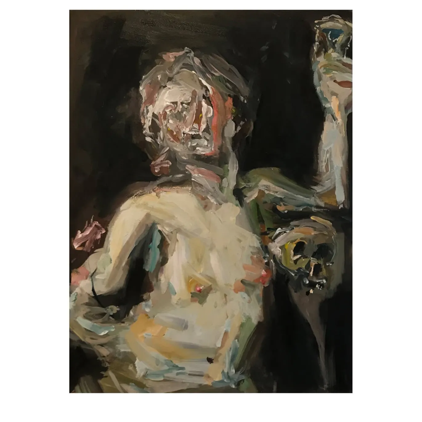 Senza titolo con Cagnacci Pittura acrilica