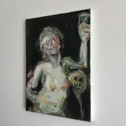 Senza titolo con Cagnacci Pittura acrilica