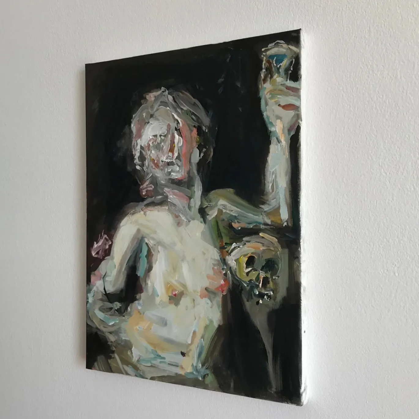 Senza titolo con Cagnacci Pittura acrilica