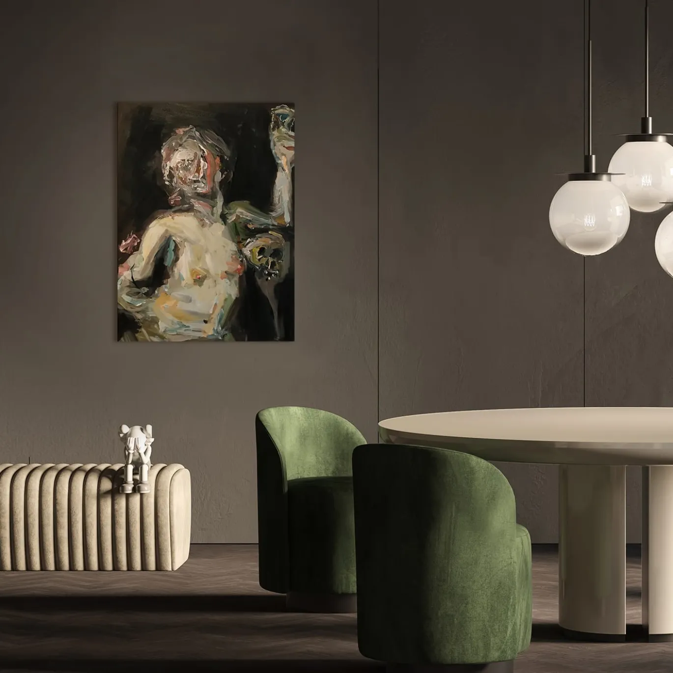 Senza titolo con Cagnacci Pittura acrilica