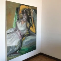 Senza titolo con pittura a olio di Goya